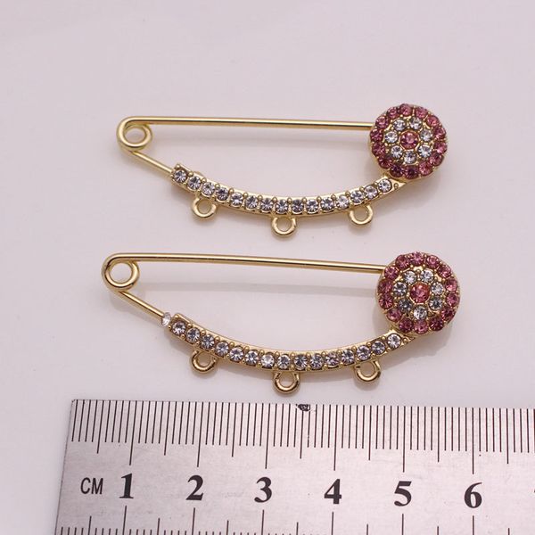 

muslim blue brooch pink pin 2 pcs /lot, Gray