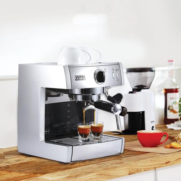 

coffee maker commercial small italian semi-automatic professional manual flower drawing