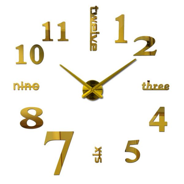 

new clocks quartz wall clock home decor living room watches limited modern fashion diy art stickers ing