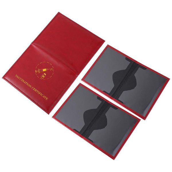 

storage bags 3pcs protective cards covers vaccine certificate holder cover