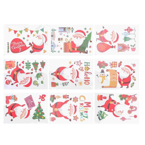 

wall stickers sheets of christmas theme decoration adorable window