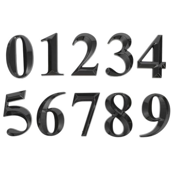 

wall clocks 10pcs self-adhesive door house numbers mailbox street address