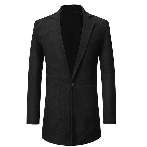 

men's trench coats men wool jacket suit coat casual fshion design slim fit office jackets fashion 3xl w81jk, Tan;black