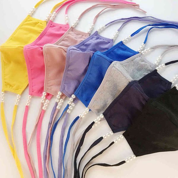 

mask facemask 2021 black cotton spring and summer pm2.5 filter dust-proof ear hanging color thin cloth