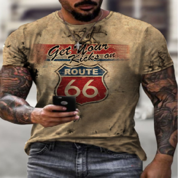 

art style men's 3d printed t-shirt visual impact party shirt punk gothic round neck high-quality american muscle style short sleeves, White;black