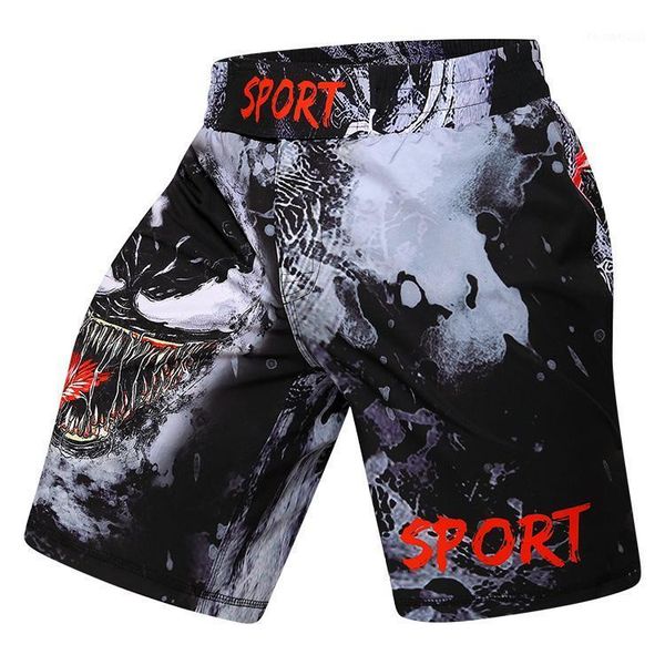 

men's shorts 2021 sport wear mma oem design running pants, White;black