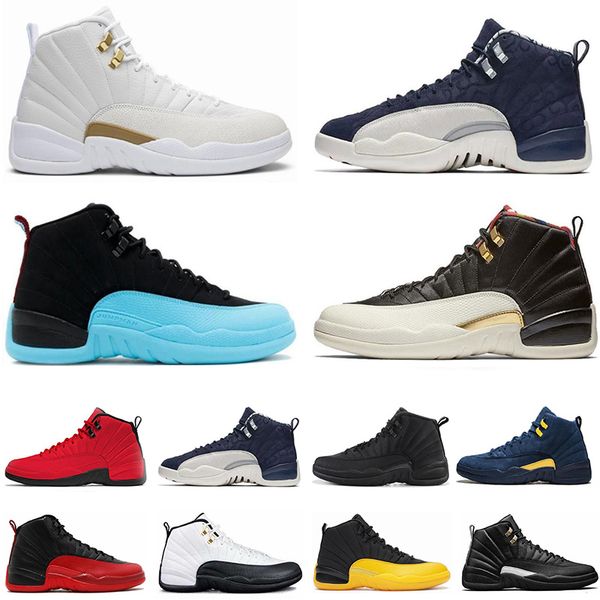 

jumpman low easter 12 mens 12s high basketball shoes twist utility grind indigo flu game dark concord ovo white reverse taxi fiba gamma blue