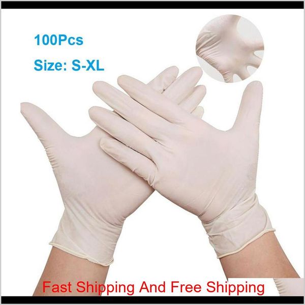 

fast shipping disposable gloves 100pcs/lot protective pvc gloves factory salon household rubber gard qylyrk homes2007