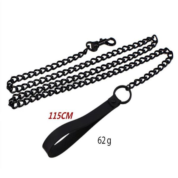 

gothic spike rivet necklace chain alternative metal slave pu leather collar traction rope bondage necklace chains jlllpd, White