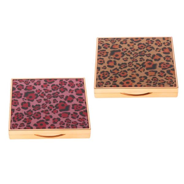 

eyebrow tools & stencils fashion leopard print empty makeup palette diy for eyeshadow blusher concealer powder cosmetic container 9 slots
