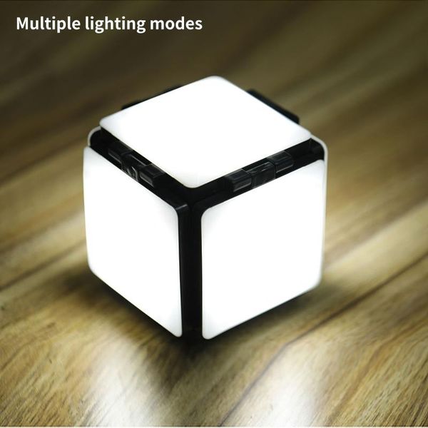 

night lights led light 3d cubic lamp rechargeable cube decorative children for home bedside