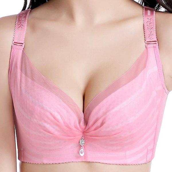 

bras meizimei plus size bra bralette crop bh underwear push up strapless lace breathable female lingerie gather brassiere, Red;black