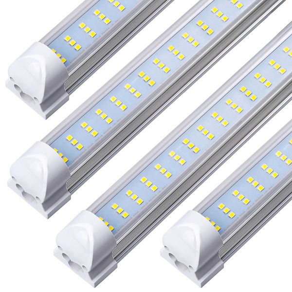 

4ft 5ft 6ft 8ft led tube light 3 row integrated led tubes 4 5 6 8 ft cooler door er led lights