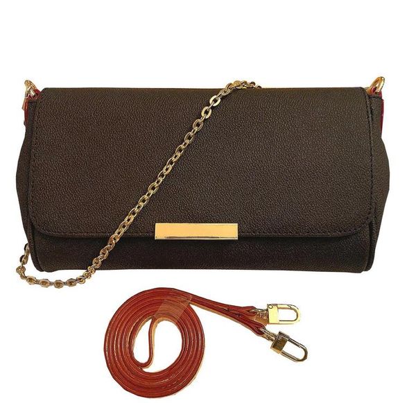 

classic original box pochette felicie women retro shoulder bag handbag purse luxury designer cross-body deremovable chain coin tote, Black;red