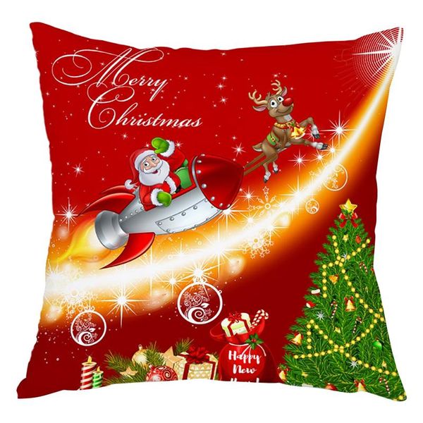 

cushion/decorative pillow pillowcase sofa cushion cover christmas throw linen case cartoon print chair
