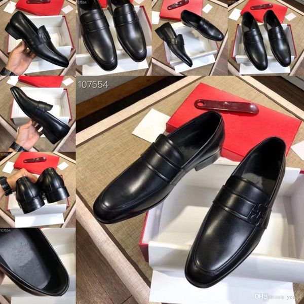 

bs anti-skid men flat black golden formal patchwork shoe leather casual men shoes for man business designers dress shoes 22