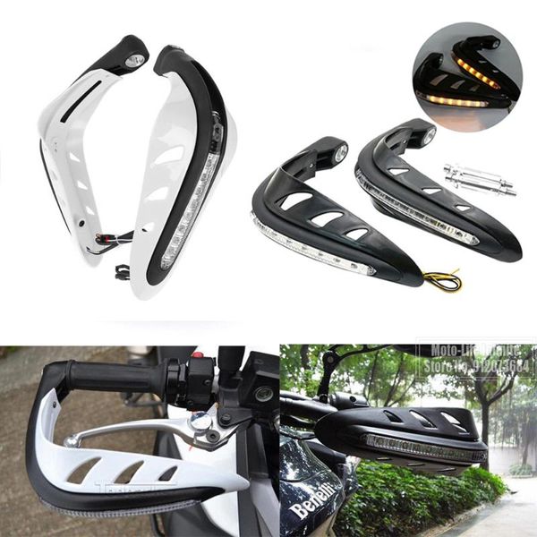 

parts motorcycle accessories motor handguard with led light off-road vehicle modification anti falling guard handlebar hand protector