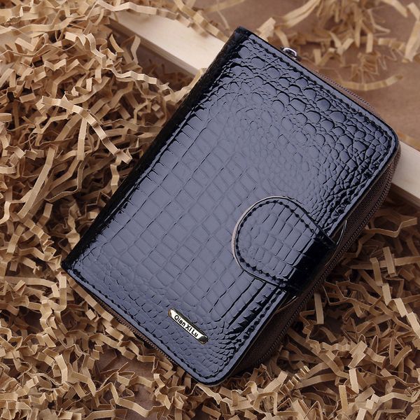 

salesaleleather on on handbag rits zak card bag dead lady wallet popular women and wallets baellerry dropshipping, Red;black