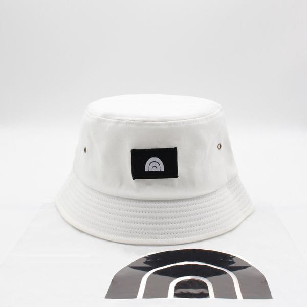 

Fashion Bucket Hat Cap Beanie for Man Woman Street Casquette Stingy Brim Hats 5 Color Top Quality, White