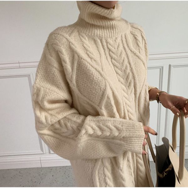 

female fashion nightgown 2021 autumn and winter new cashmere high-neck slacker loose mesh base skirt 4r59, White;black