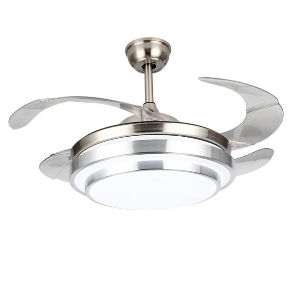 

ceiling fans silver fan light shade crystals nordic electric fashion lampara ventilador techo home decor ei50fl