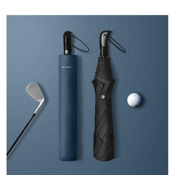 

umbrellas man business affairs golf umbrella concise plain resistance a fierce wind reinforced parasol