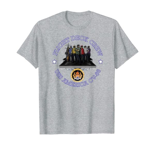 

navy uss america cvn-66 flight deck crew t-shirt, White;black