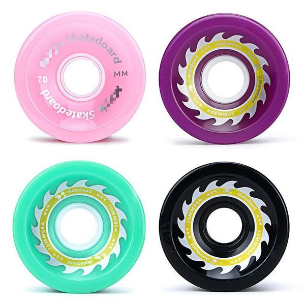 

70 * 51mm skateboard wheel long board dance board brush street wheel road skateboard accessories high elastic pu