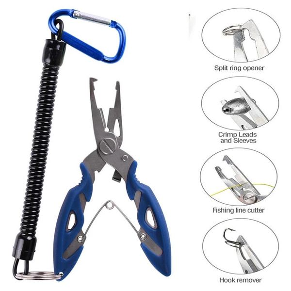 

new fishing plier scissor braid line lure cutter hook remover etc. tackle tool cutting fish use tongs scissors fishing tool box