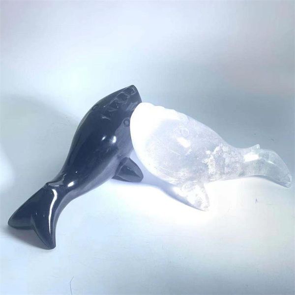 

decorative objects & figurines whales furnishing articles wholesale machine carved ornaments natural black obsidian for gift co