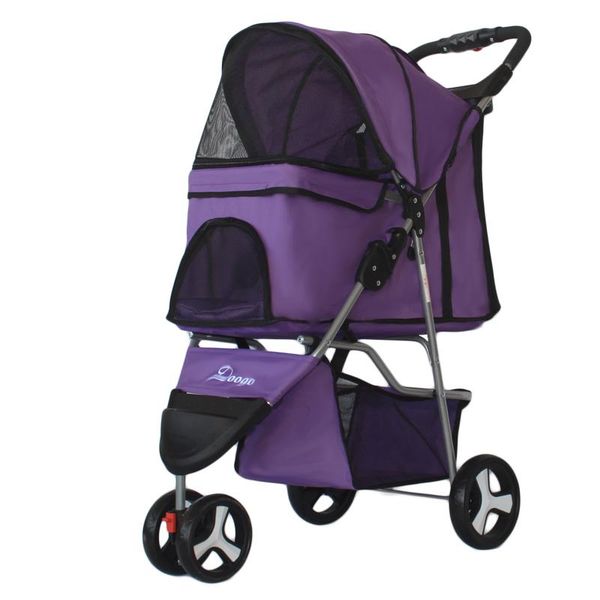 

dog car seat covers lightweight outing small and medium-sized pet stroller four seasons universal cat foldable tricycle cage