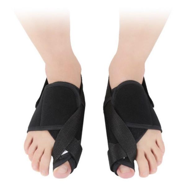 

ankle support 1 pair bunion corrector toe correction belt big foot bone orthosis hallux valgus straightener arrivals, Blue;black