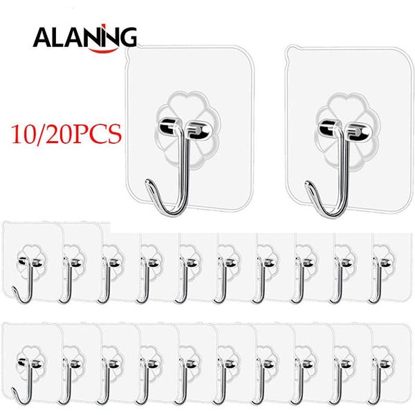 

hooks & rails no trace adhesive wall hook heavy load for kitchen storage and order bathroom organization convenience