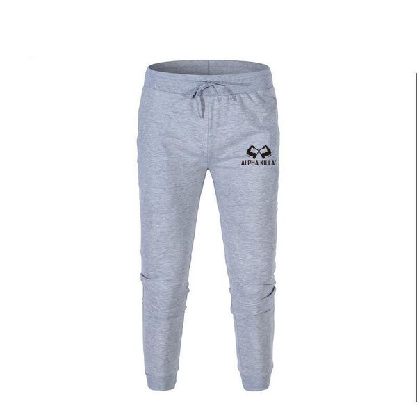 

men's pants 2021 mens bodyboulding cotton clothing street trousers fitness jogger sweatpants casual sweat, Black