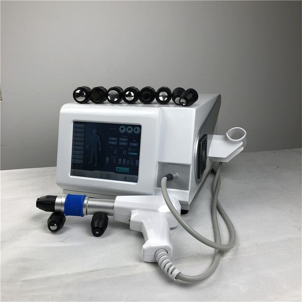 

onda da choque portable physiotherapy physical therapy body massager extracorporeal shock wave machine rswt therapy machine, Black;white