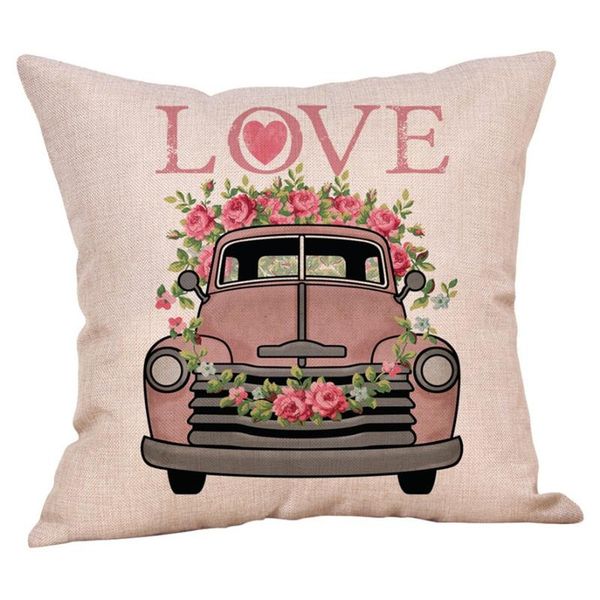 

cushion/decorative pillow square throw case 45x45cm 1pc happy valentine's day rose sweet love print cushion cover j20#40