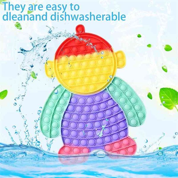 

new mouse killing pioneer finger xiaole bubble toy baby rainbow dog