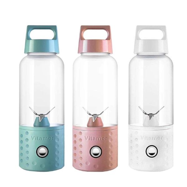 

portable blender, smoothie blender usb juicer cup, fruit mixing machine with rechargeable batteries, detachable