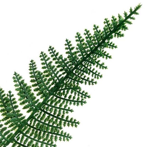 

decorative flowers & wreaths 10pcs/set artificial fern plant home garden plastic pine leaves wedding party hanging fake leaf decoration