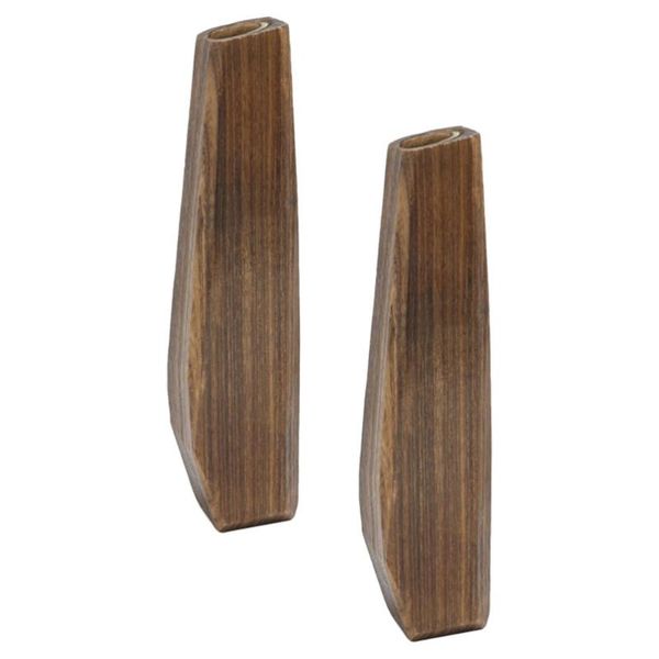 

vases 2pcs delicate vase flower arrangement glass wooden deskdecoration