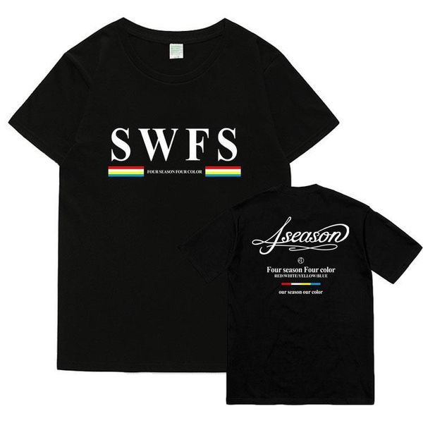 

summer style kpop mamamoo 4 season concert same printing t shirt fashion black/white short sleeve t-shirt