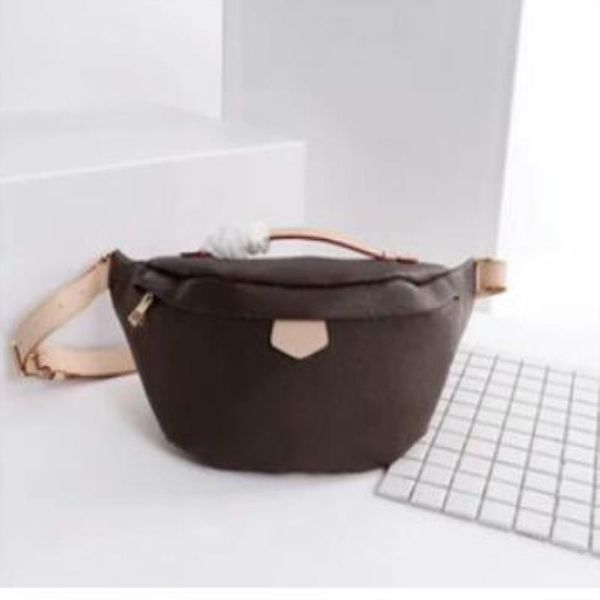 

2021 stlye bumbag new high est leather oxidation cowhide 100% bag bags shoulder cross waist body quality waist cross pack fanny bags 43 ksnx