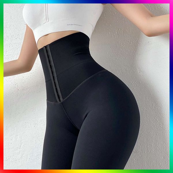 

autumn winter new style yoga pants tights women's plush and thickened waist, Gray