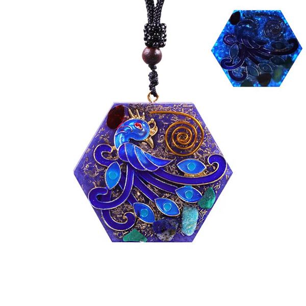 

pendant necklaces phoenix mythology necklace gifts for women rising bird jewelry meditation yoga orgone, Silver
