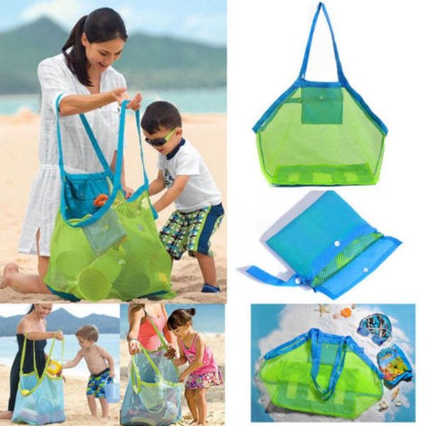 

toiletry kits brand fashion large mesh bags children toys beach sand away shoulder storage net modern