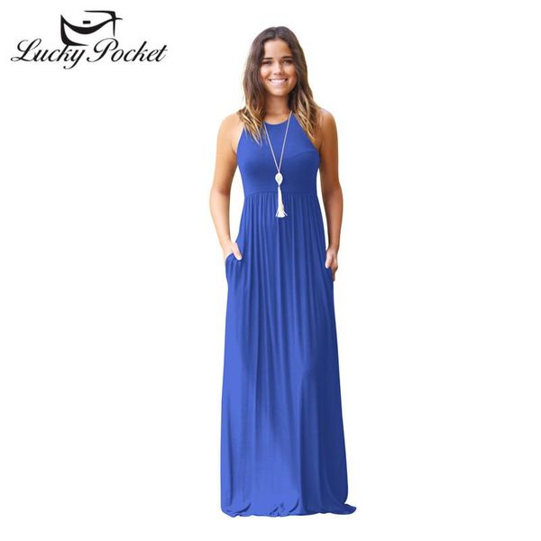 

casual dresses women summer slim blue sleeveless long dress ladies fashion solid color plus size vestidos female brand zm635, Black;gray
