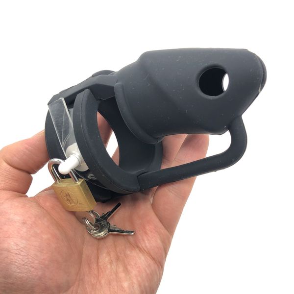 

2 color silicone cock ring cb6000 male chastity cage 3 sizes ring for testic toys for men ball stretcher gay shop