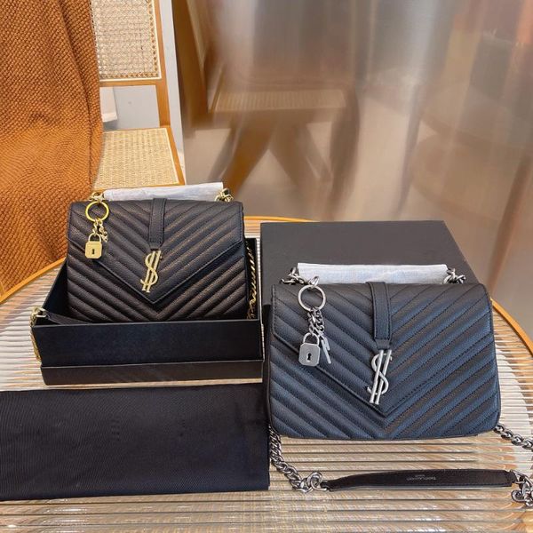 

evening bags 29x7x16cm brand shoulder strap decorate handbag simple messenger bag women fashion chain design crossbldy girl