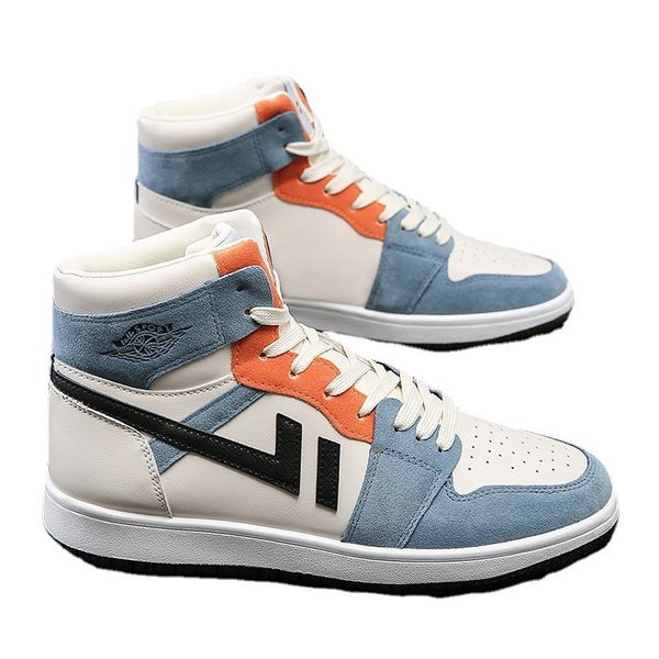 

2021 spring plush air force board korean fashion small white men's student casual sho, Black