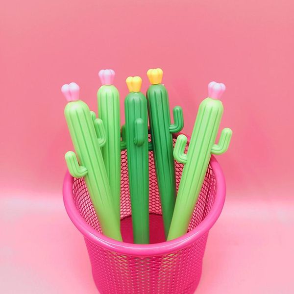 

creative cactus plant black signature pen office fountain pen student stationery examination neutral